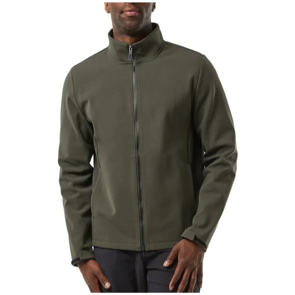 NWOT 32 Degrees Heat Men's M Olive Green Full-Zip Windbreaker Jacket